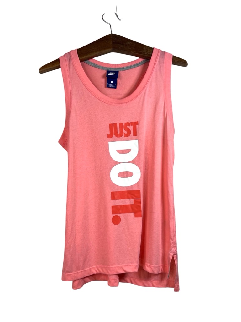 Nike Women’s Just Do It Pink Racerback Tank Top Size S Gym Athletic Running